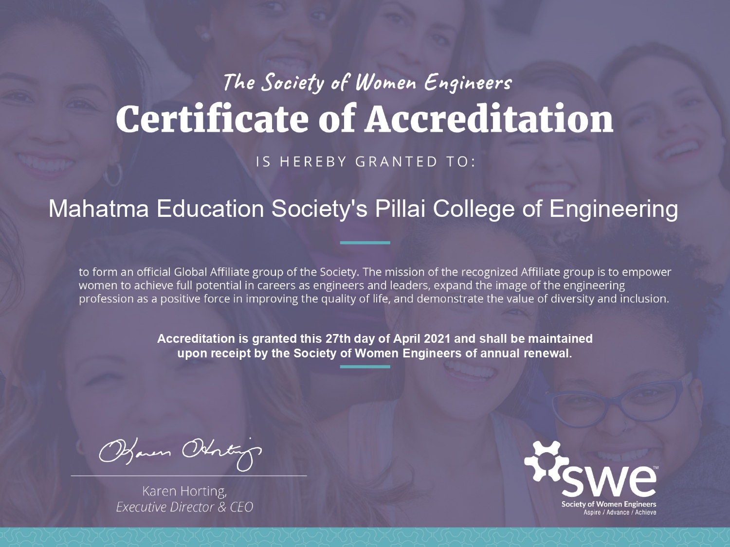 Certificate of Accreditation